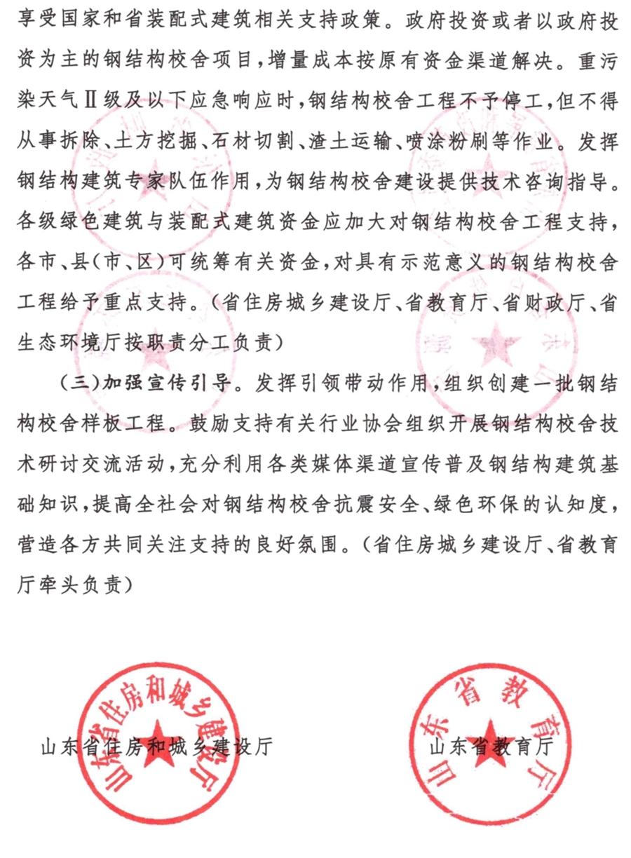 鋼結構校舍建設 政策扶持知多少！(圖5)